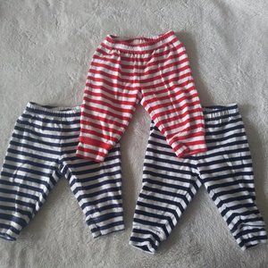 3 Primary striped baby pants